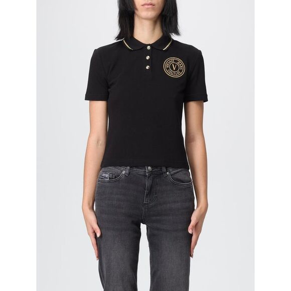 Versace Jeans Couture Polo Shirt Woman Black